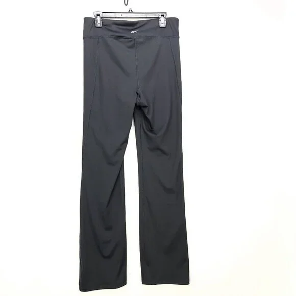 Reebok Women's Yoga Pants Plus Size 1X Bootcut Training Tights Black Stretch - Picture 5 of 15